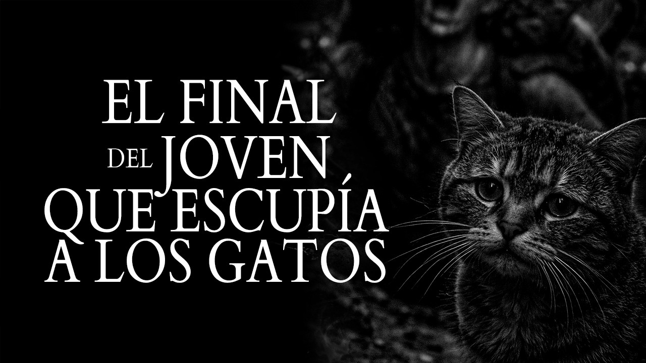 EL FINAL DEL JOVEN QUE ESCUPÍA A LOS GATOS