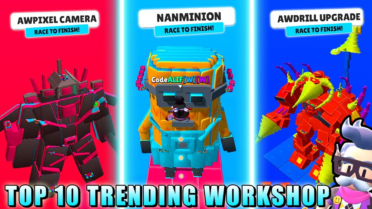 PLAY TOP 10 TRENDING WORKSHOP MAPS IN STUMBLE GUYS