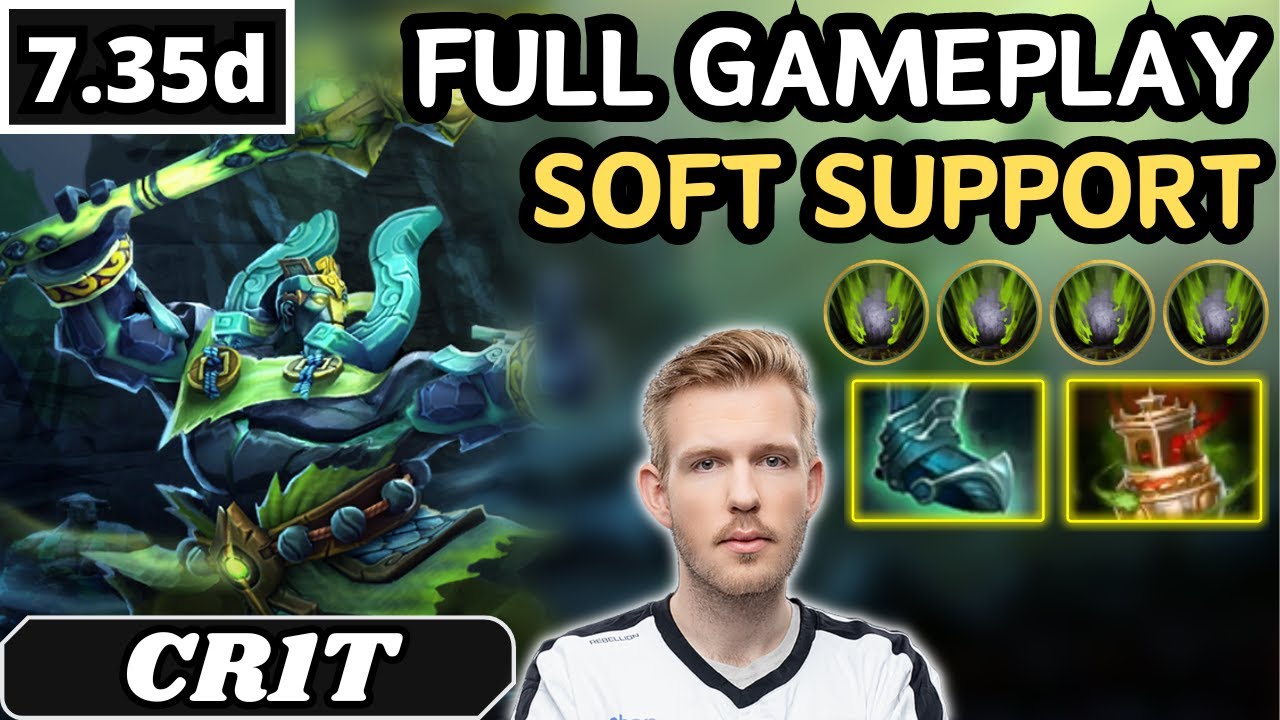 7.35d - Cr1t EARTH SPIRIT Soft Support Gameplay 29 ASSISTS - Dota 2 Full Match Gameplay