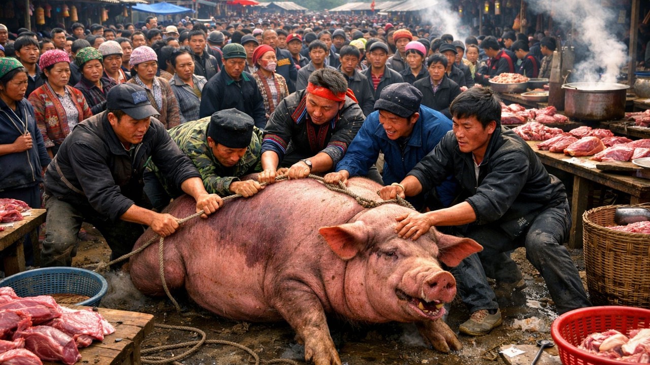 What do people buy at the market before Tet (Lunar New Year)? This video will answer that question.