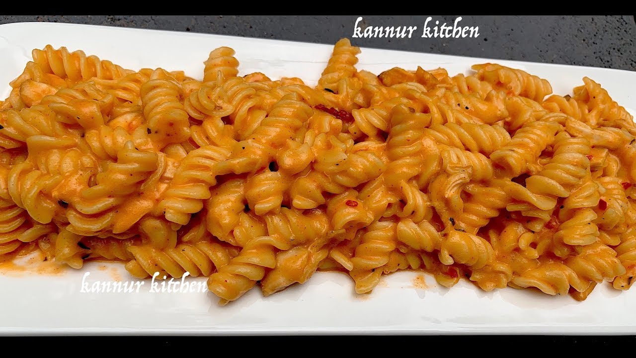 Pink Sauce Pasta || പിങ്ക് സോസ് പാസ്ത || Red & White Sauce Pasta