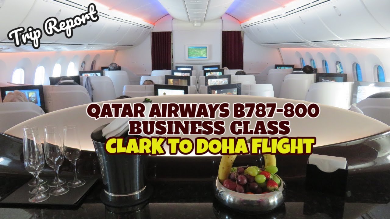Here's My Honest Qatar Airways Business Class Review From Clark To Doha On The B787-800!