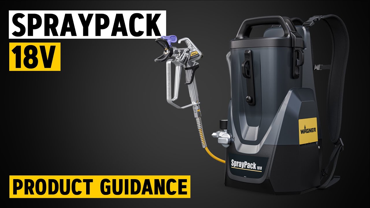SprayPack 18V - Setup, Application, Cleaning, Maintenance | WAGNER