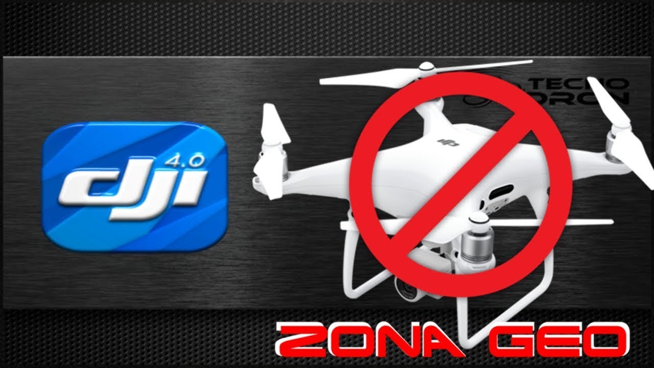 DJI geo zona restricciones de vuelo