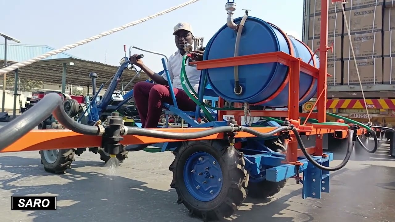 Exciting News from SARO Agro! Introducing our Latest Innovation: The Sprayer for Two Wheel Tractors!