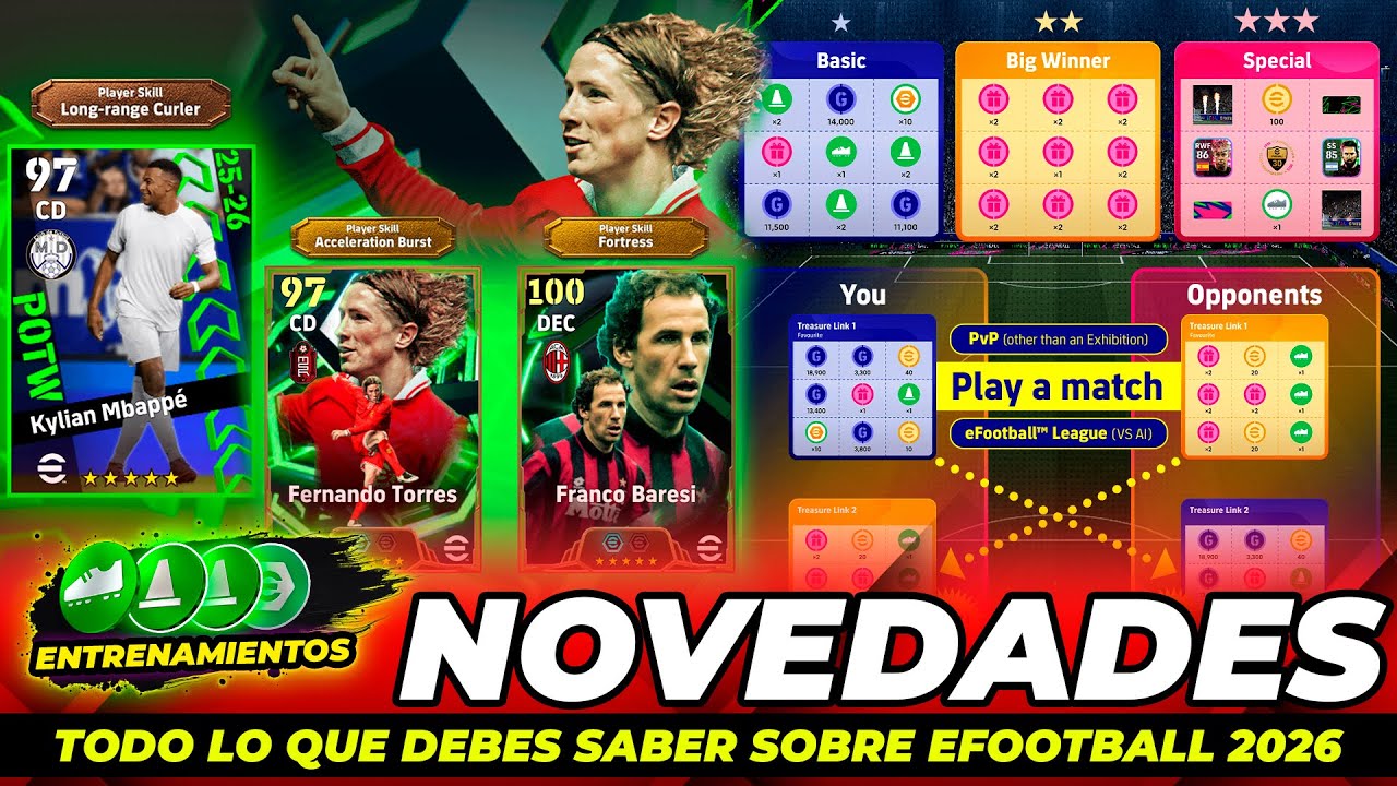 🚨 &iexcl;Ya lleg&oacute; el TESORO con INCRIBLES recompensas! TODO lo que DEBES SABER 🎁 Novedades eFootball