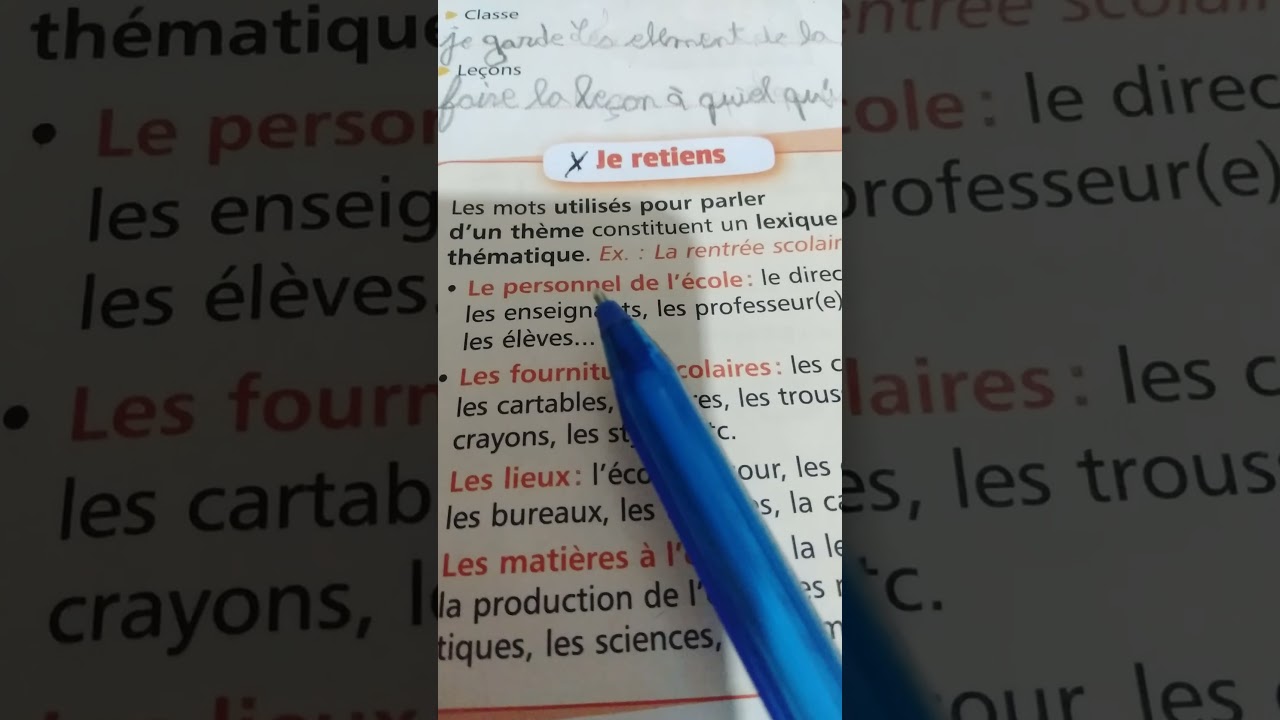 Je retiens page 9(6&egrave;me  AEF)