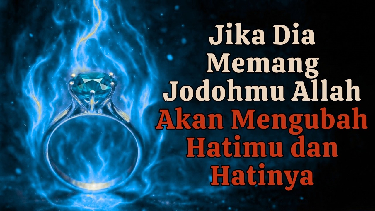 Jika Dia Memang Jodohmu Allah Akan Mengubah Hatimu dan Hatinya