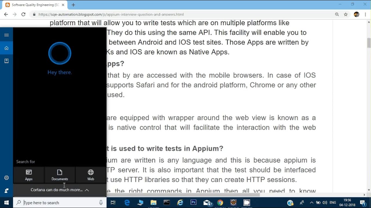 Appium Interview Question and Answer Part 1