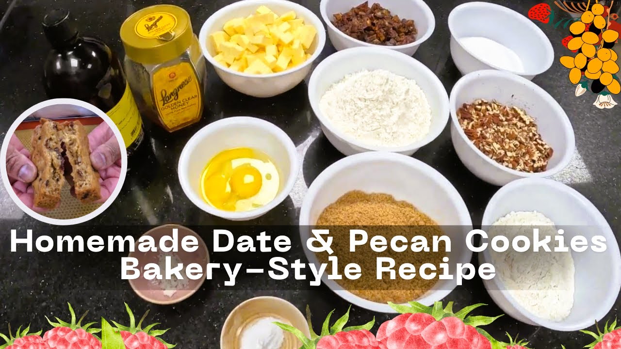Homemade Date & Pecan Cookies | Bakery-Style Recipe