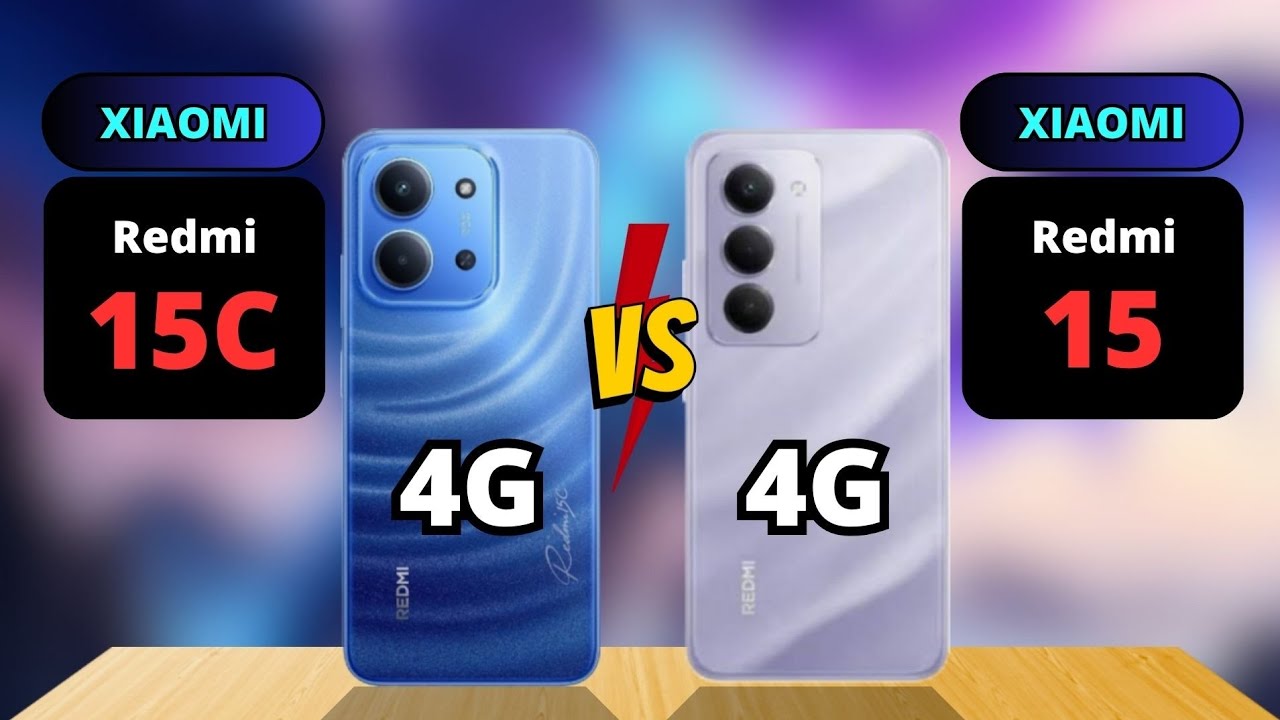 Redmi 15C vs Redmi 15 Comparison