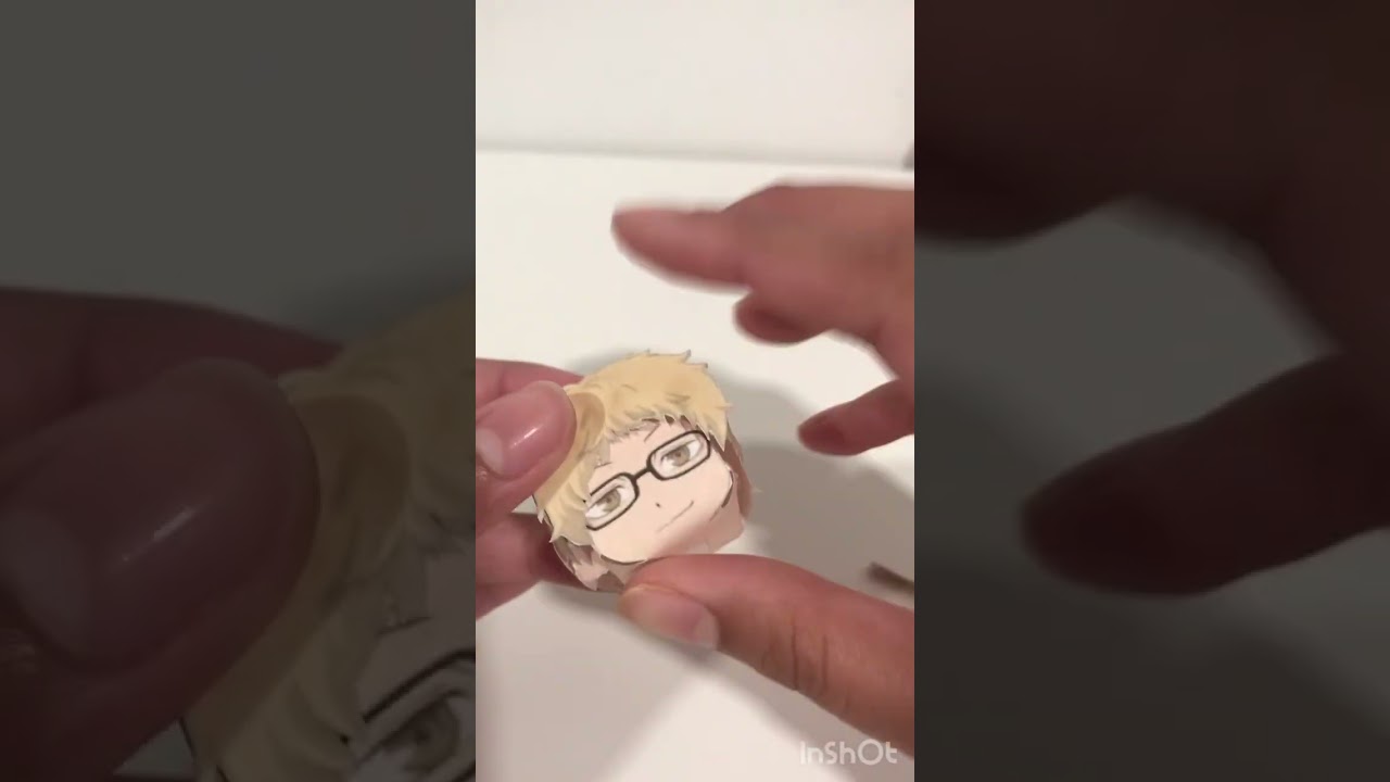 Shuu Tsukiyama paper craft doll 💛 | 