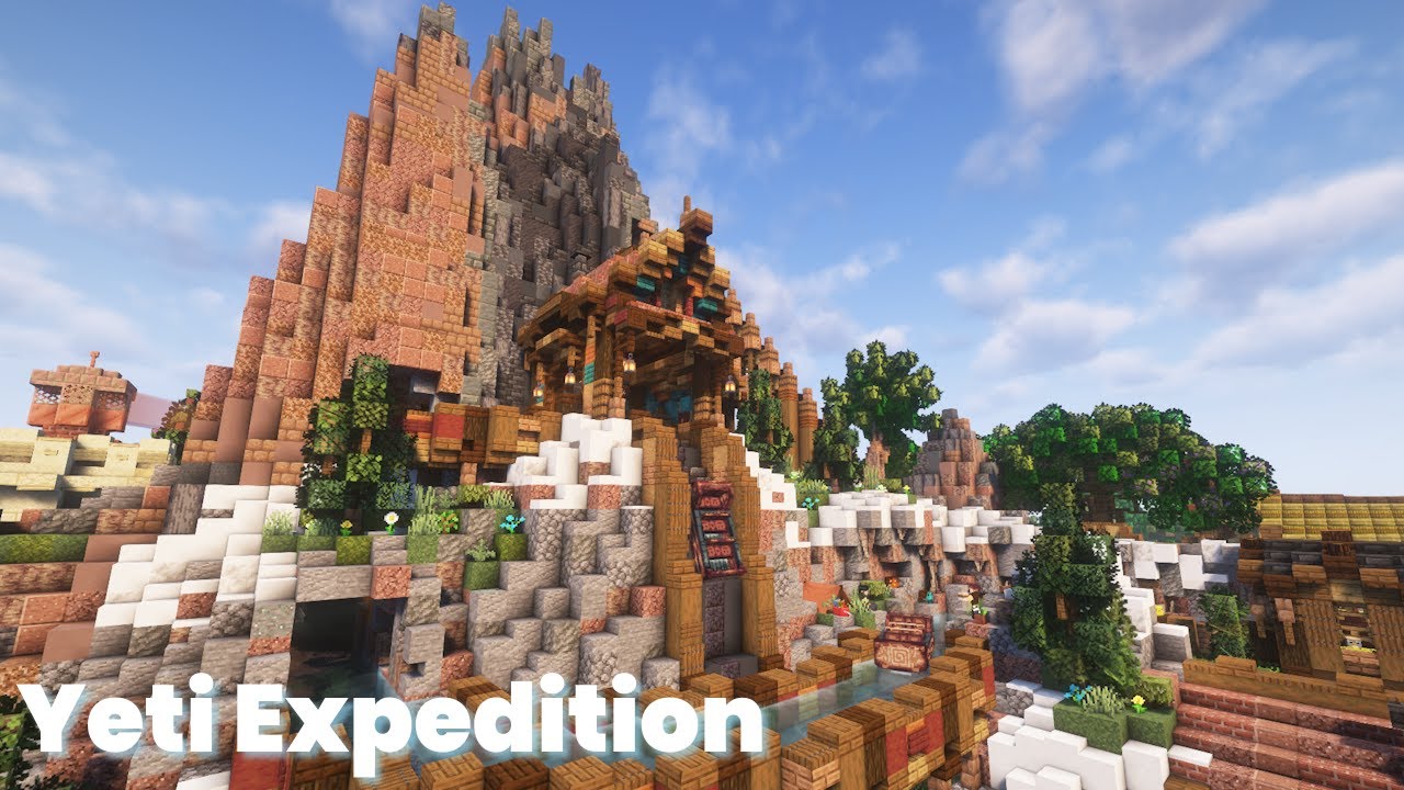 Yeti Expedition Log flume - (Roland Land) - Minecraft