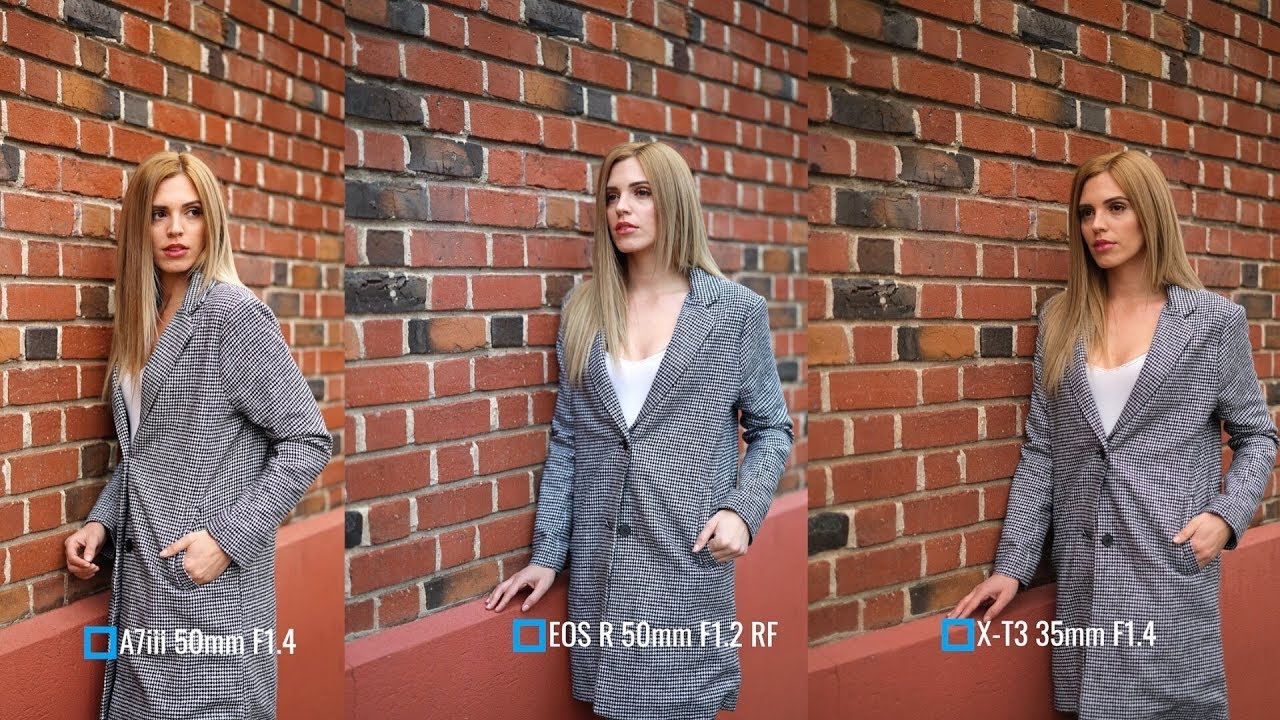 Canon EOS R vs Fujifilm X-T3 vs Sony A7iii w/ @breeonacox