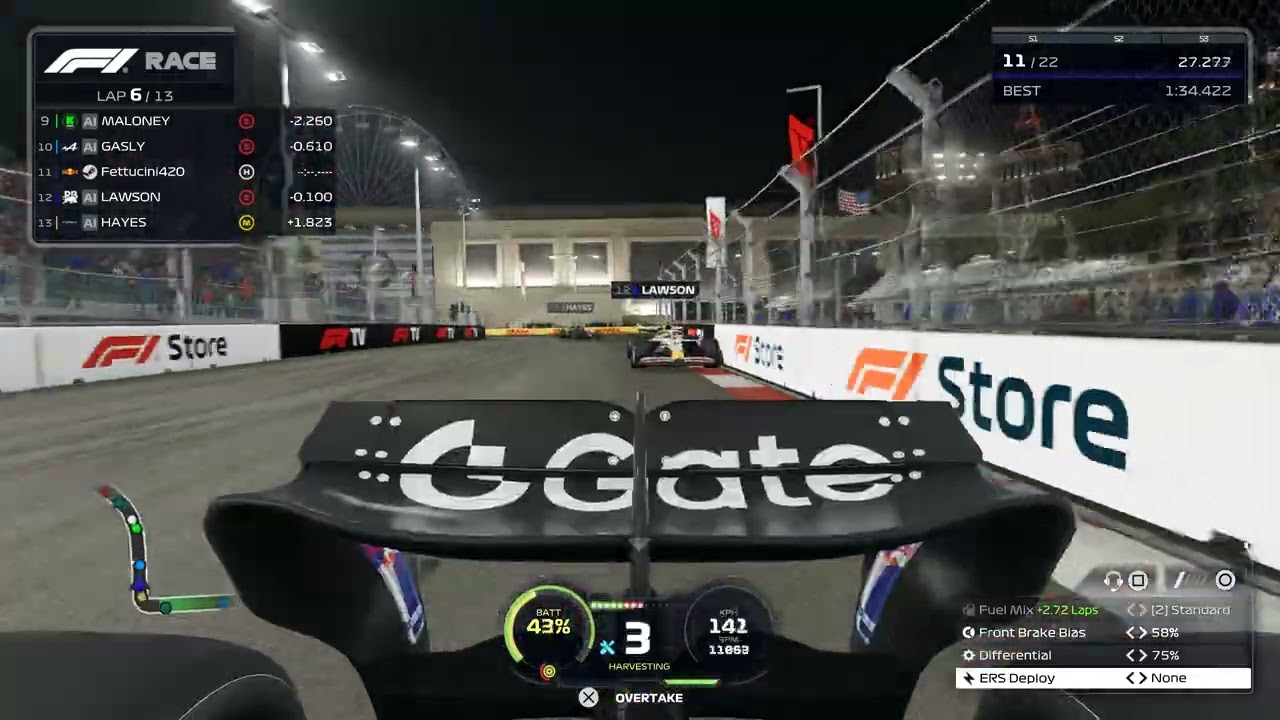 F1 25 Last to 1st after Lap 1 Pit and Damage