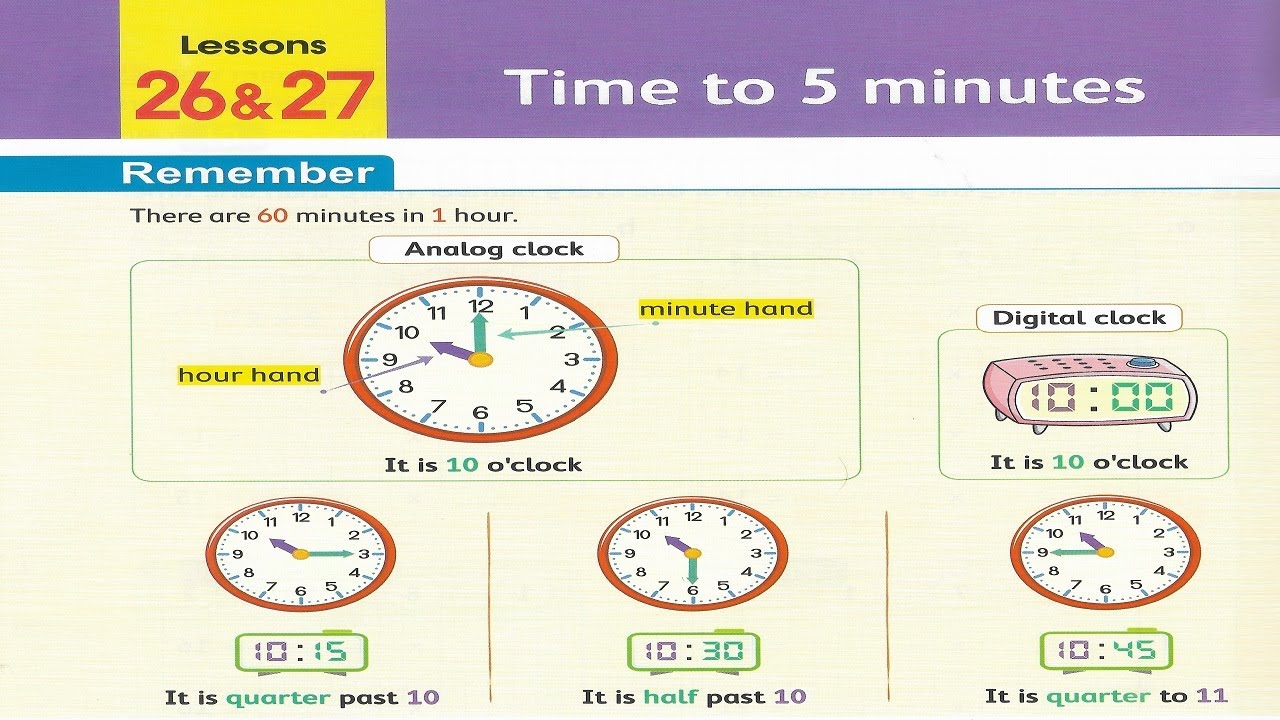 Primary 3 \ grade 3-1st term 26-27  Time to 5 minutes. شرح ماث ثالثه إبتدائى لغات