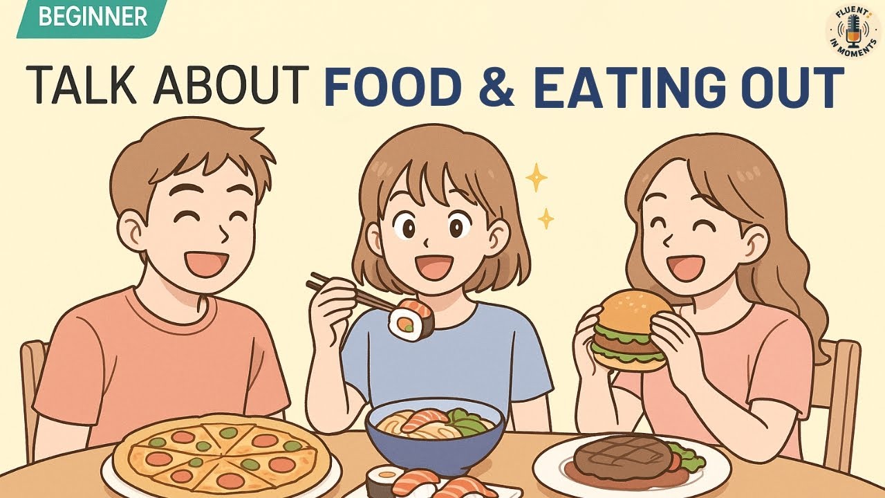 Food & Eating Out | Easy English Conversation for Beginners
