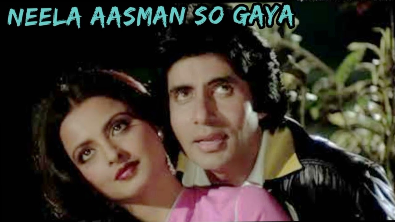 Neela Aasman So Gaya (Male) 🎶 | Kishore Kumar | Silsila Romantic Classic**