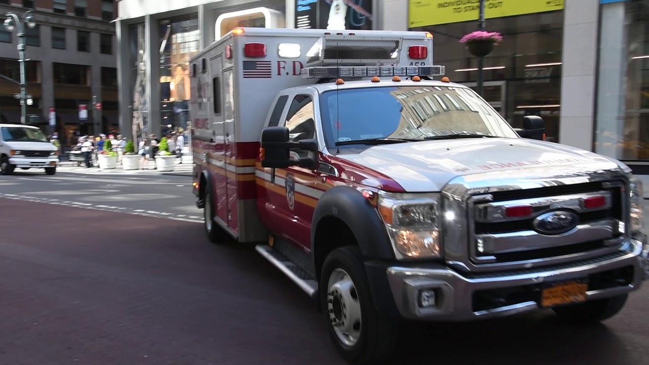X5 NYPD CAR / X1 FDNY AMBULANCE