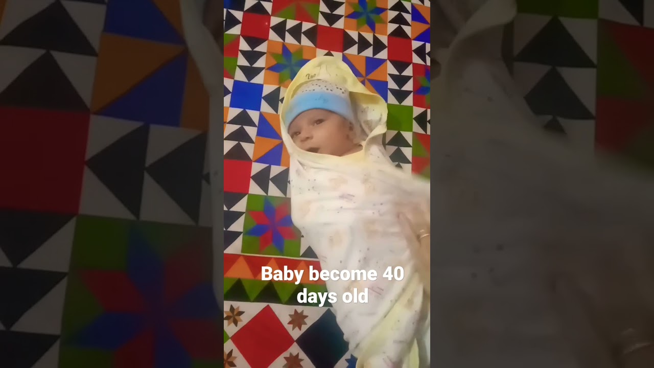 40 days old baby
