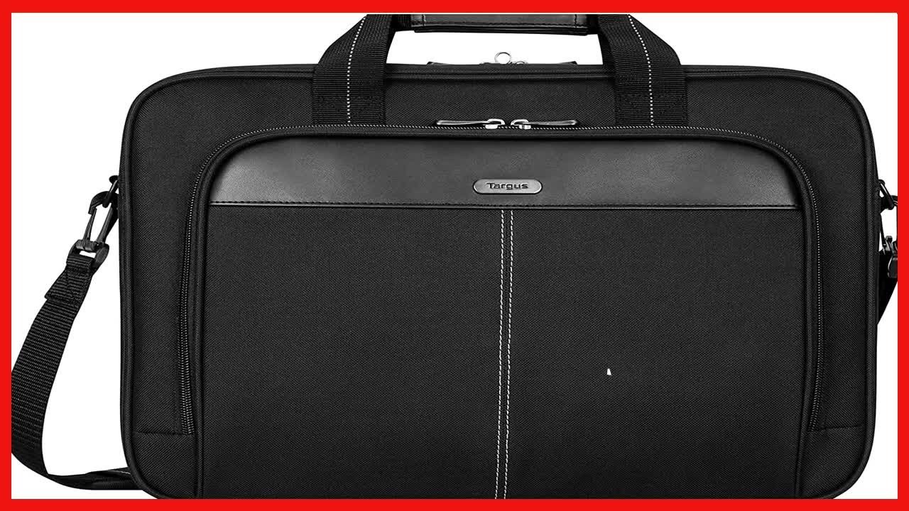 Great product -  Targus Laptop Bag — Black 15.6" Classic Slim Briefcase Messenger Bag, Spacious, Erg
