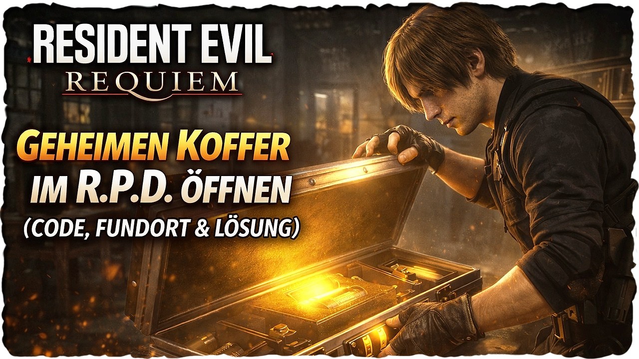 Resident Evil Requiem &ndash; Geheimen Koffer im R.P.D. &ouml;ffnen (Code, Fundort & L&ouml;sung)