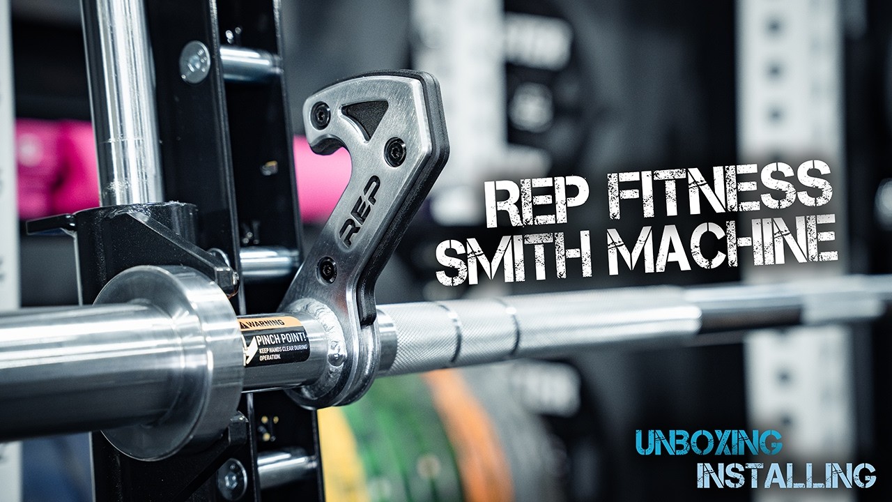 Rep Fitness Smith Machine Rack Attachment Unboxing & Assembly