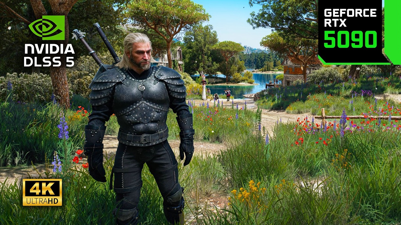 The Witcher 3: Double DLSS 5 Looks Insane (RTX 5090 32GB) 4K DLAA