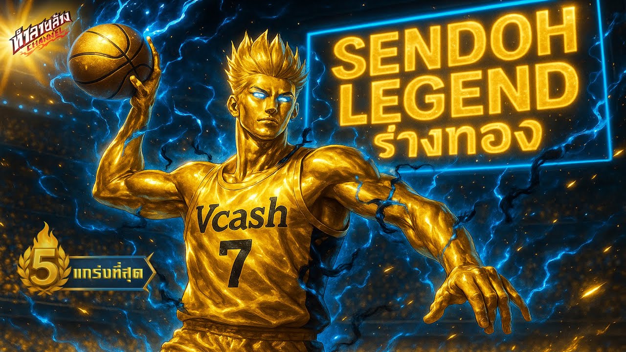 พี่แบกเอง Sendoh Legend ร่างทอง แกร่งที่สุดอันดับ5 Slam Dunk Mobile