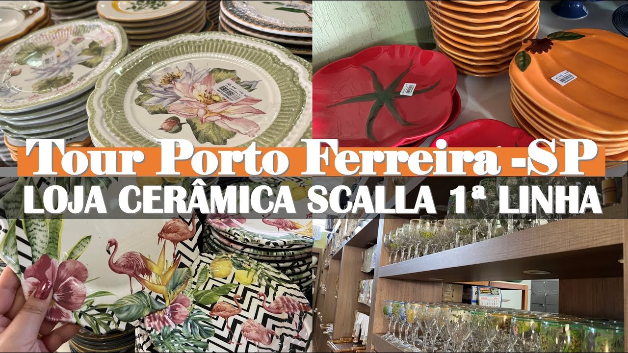 ACHADINHOS E TOUR NA CERÂMICA SCALLA 1ª LINHA PORTO FERREIRA-SP | PASSEIA E FALA