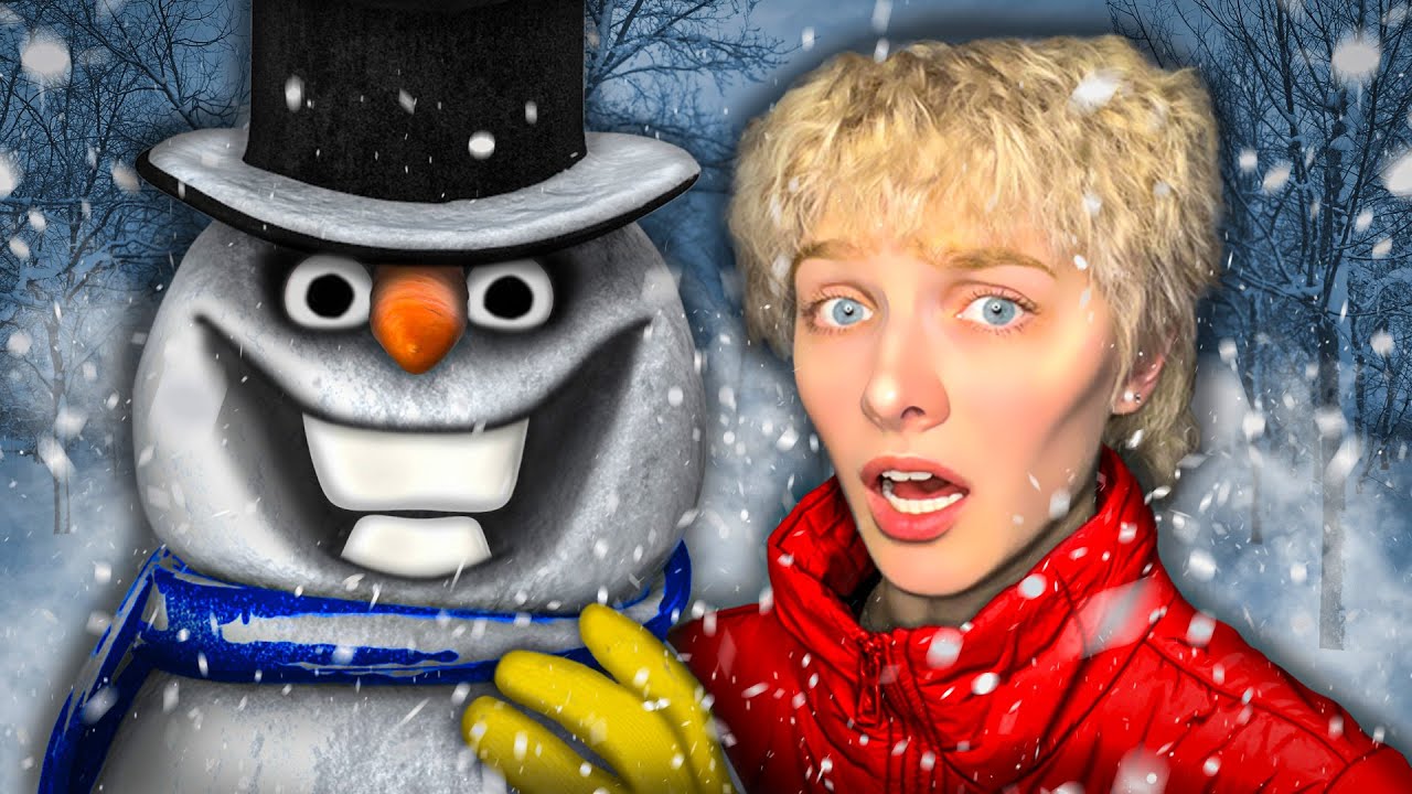 MY SNOWMAN IS ALIVE AND WANTS TO KILL ME | How to Build a Snowman