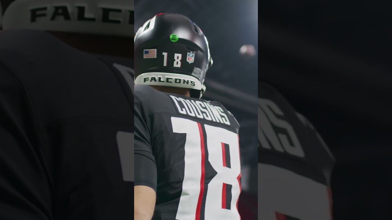 Kirk Cousins pregame against Miami 👀  #nfl #falcons