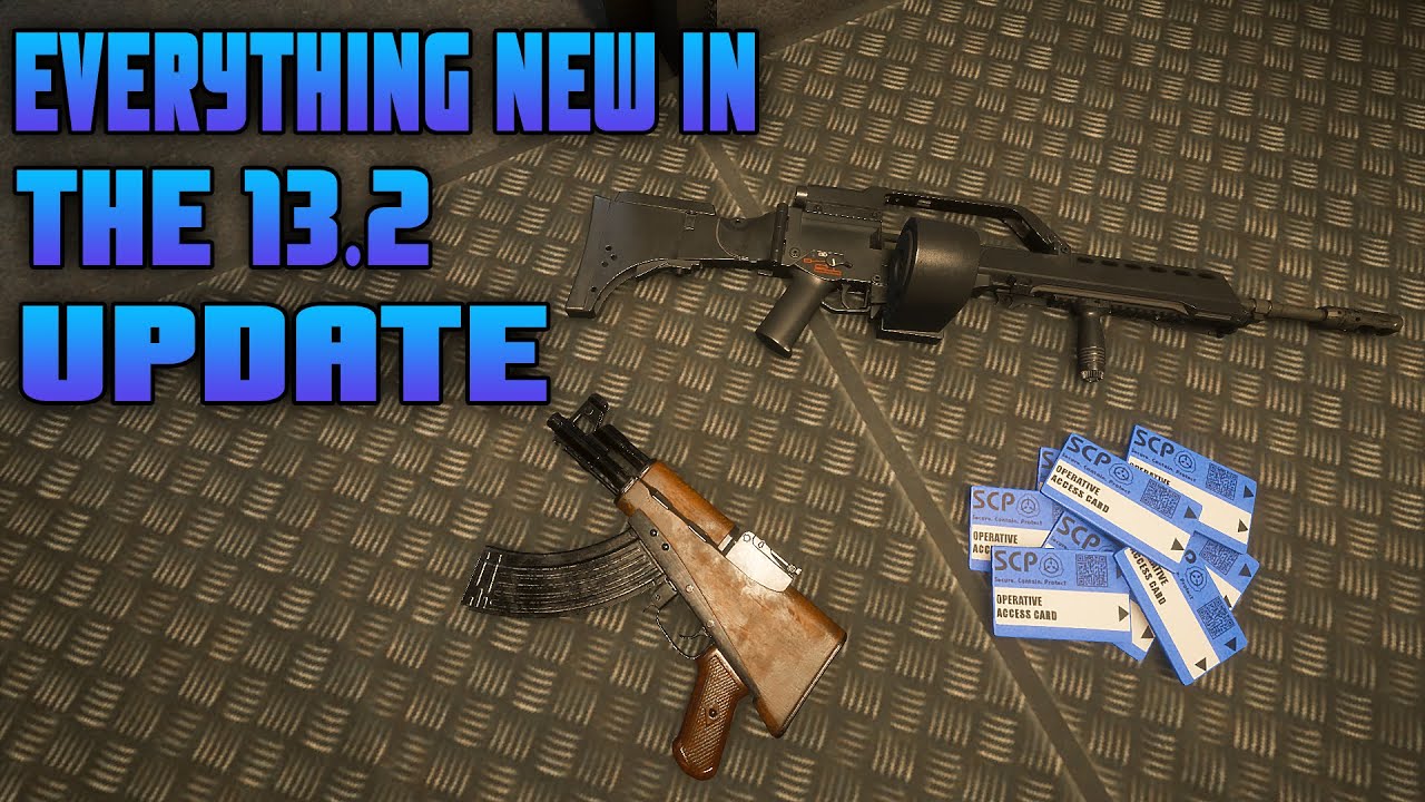 NEW Guns, New Card, Chaos Targets And More In 13.2 (SCP SL)