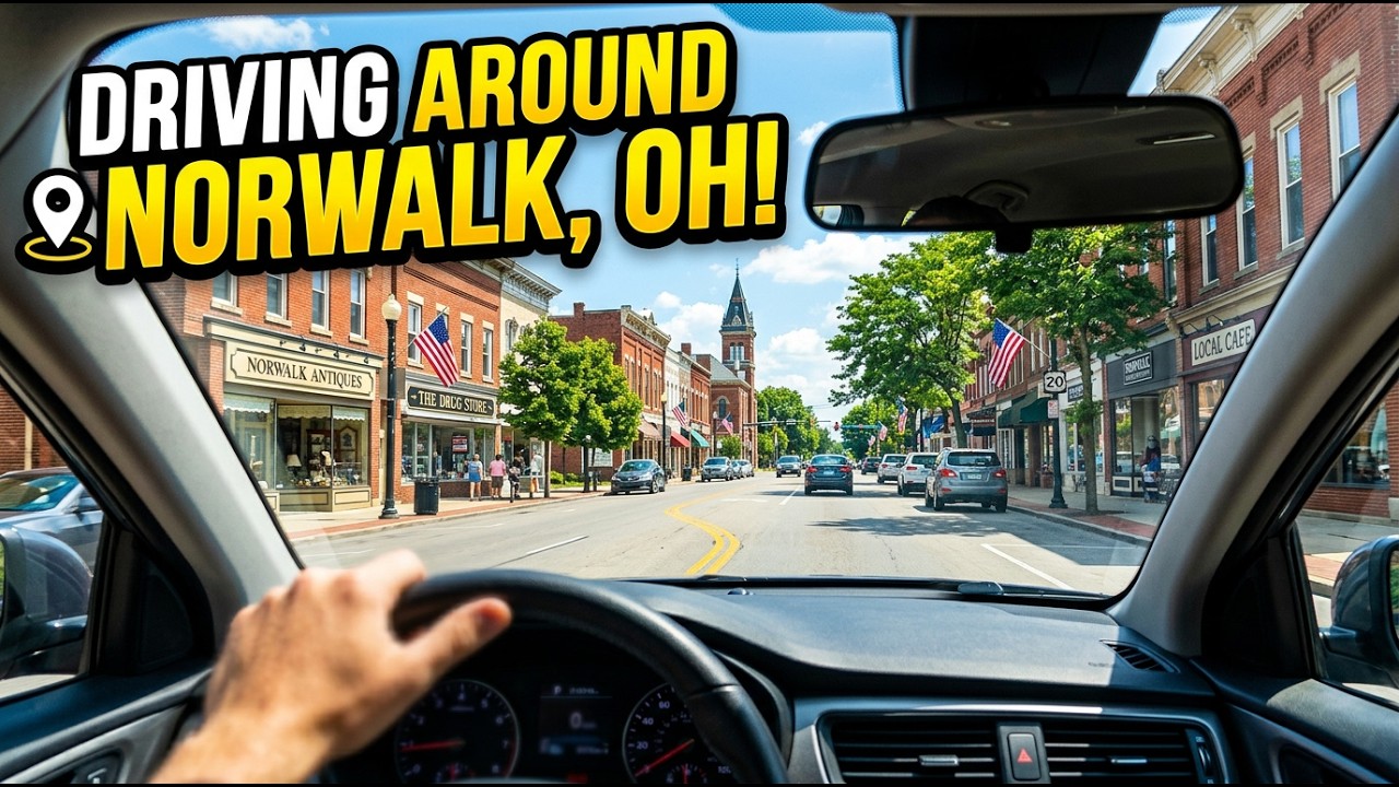 Driving around Norwalk, Ohio