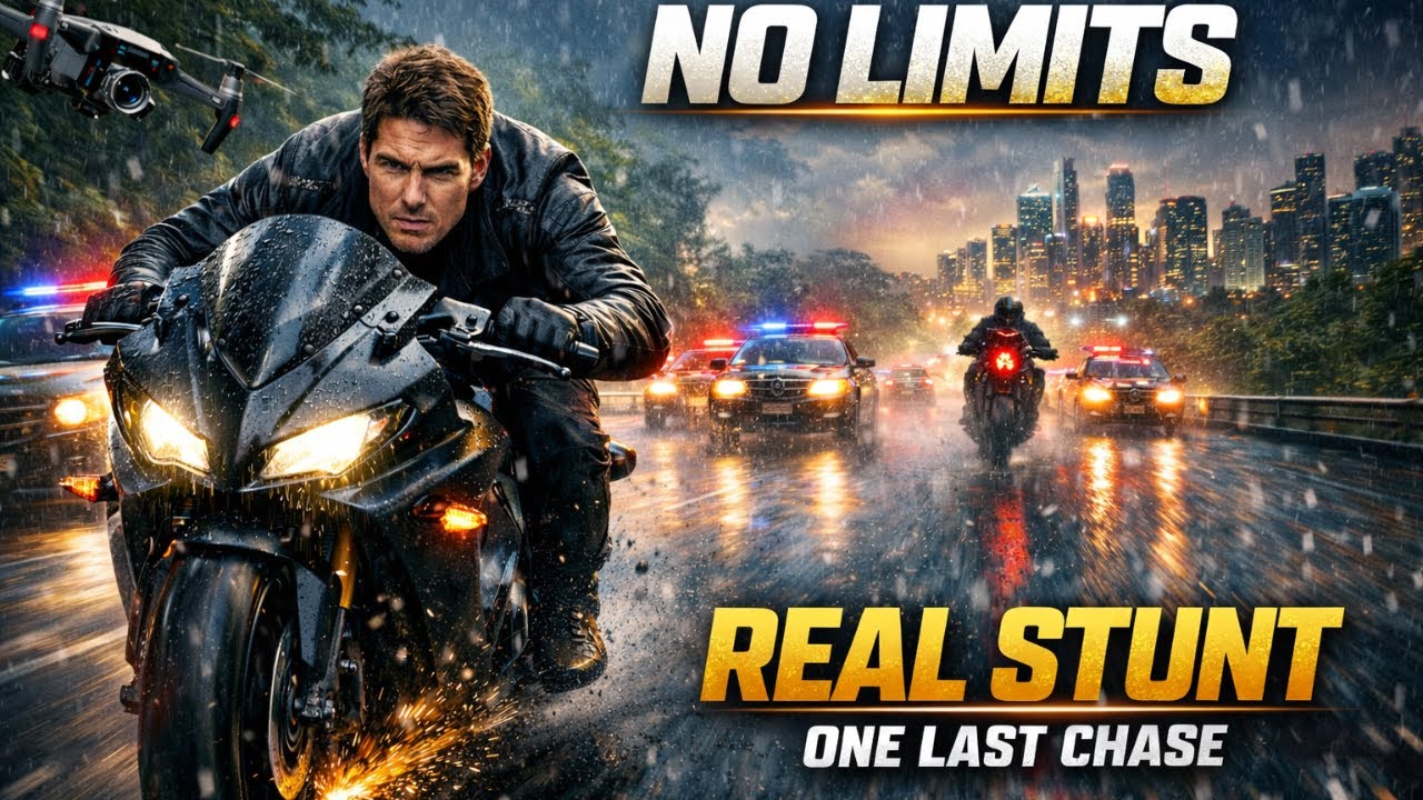 Tom Cruise Stunts 2025 | Insane Motorcycle Chase 🔥