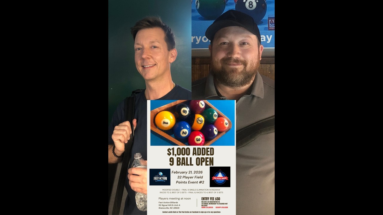 Ian Hull vs Chris Turner - 9 Ball Tournament - Second Round - 2026 Event #2 - 2/21/26