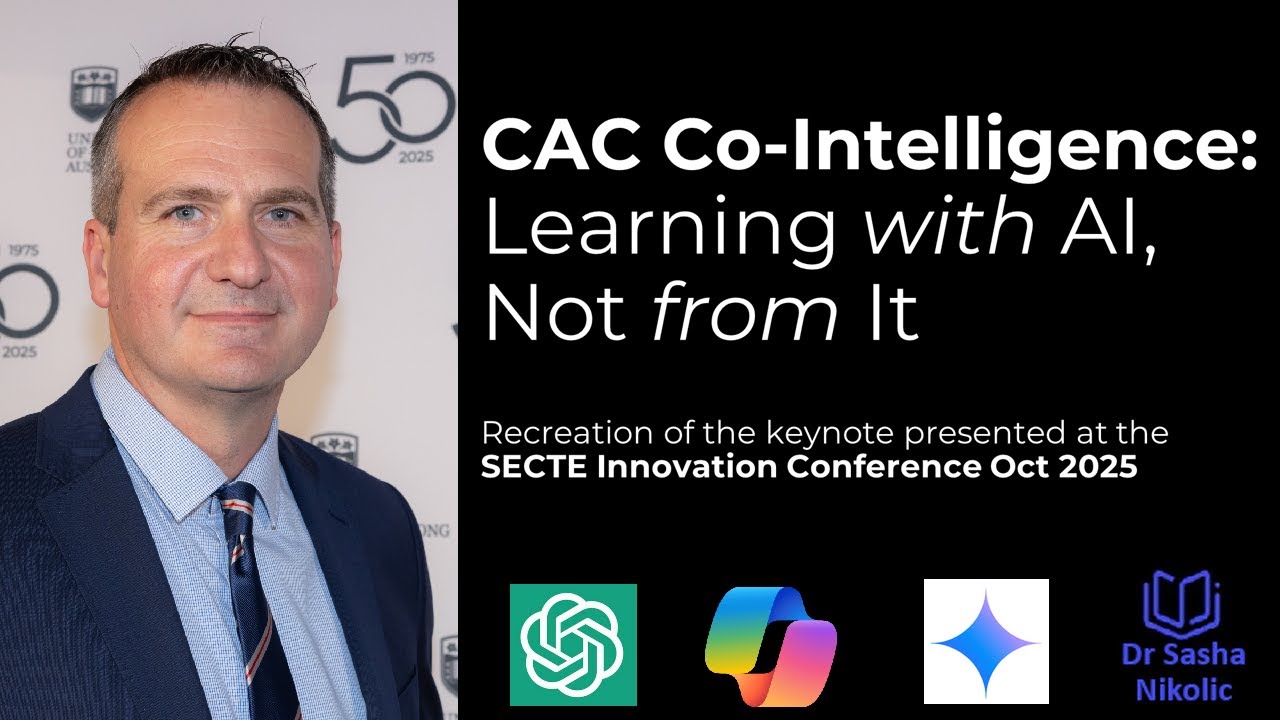 Learning With AI, Not From It &mdash; Keynote on the Future of AI Education | SECTE Innovation Conf 2025