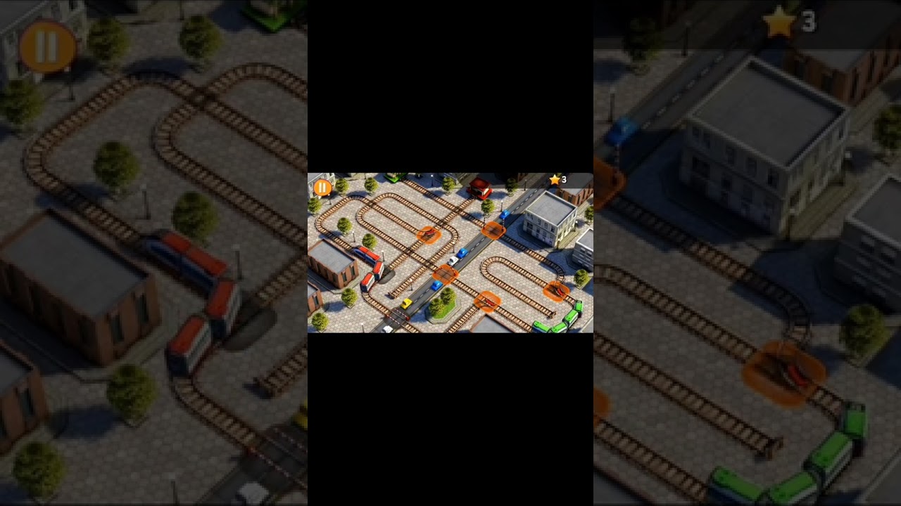 Train crisis railway tracks kids android fun puzzle game