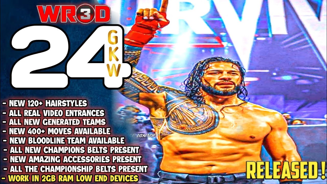 wr3d new mod download link mediafıre - wr3d 2k24 mod link google drive - wwe summerslam highlights