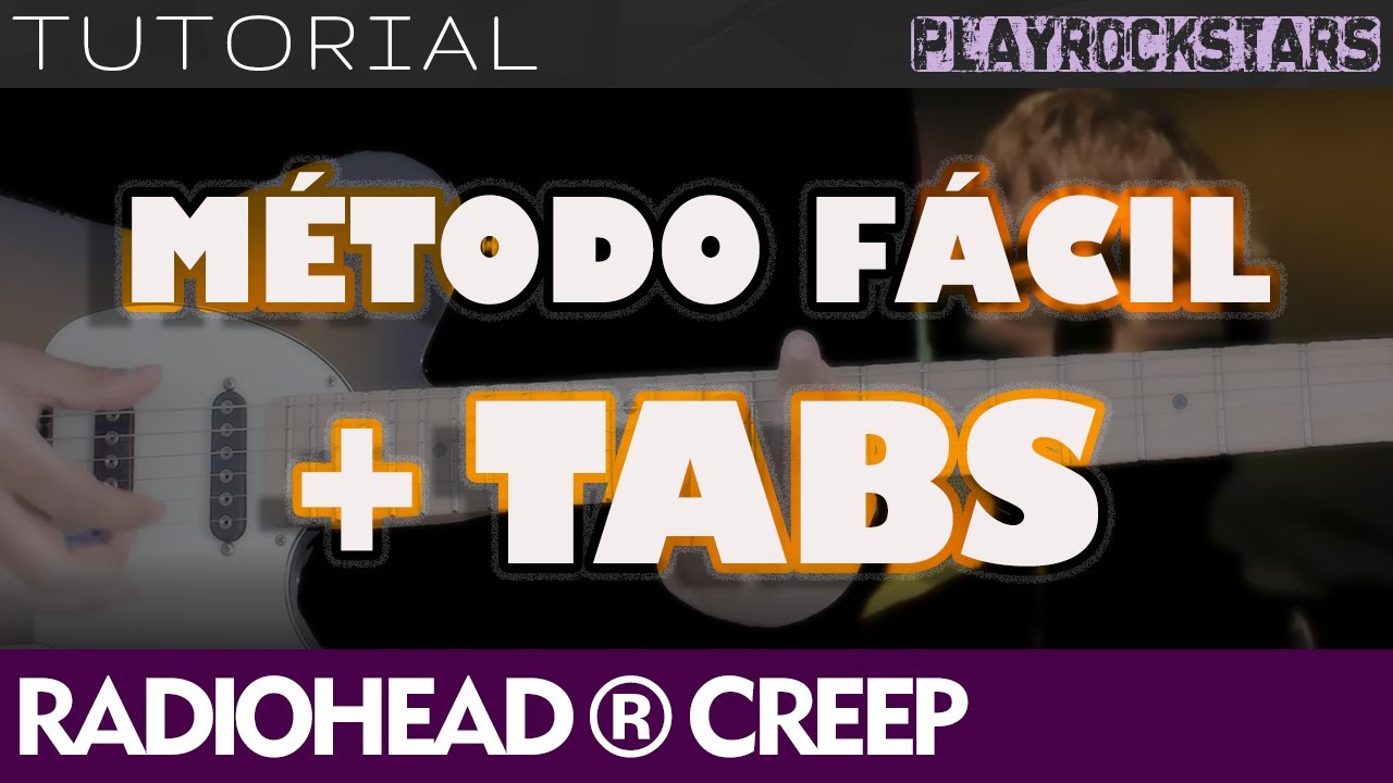 como tocar CREEP en guitarra RADIOHEAD ⭐️ TUTORIAL / ACORDES / SOLO / RITMO / TABS