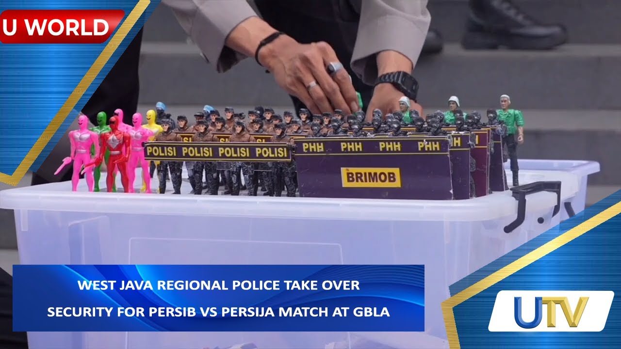 West Java Regional Police Take Over Security for Persib vs Persija Match at GBLA | U World | UTV