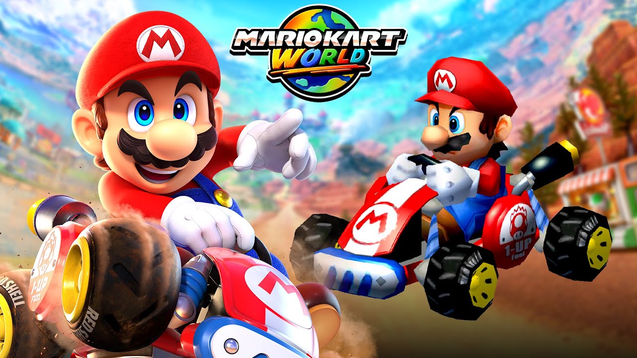 Mario Kart 7: Mario Kart World Standard Kart Mod