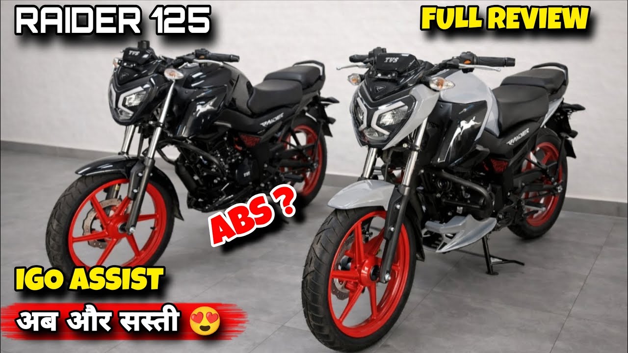 TVS Raider 125 Full Review 🔥 | ABS? iGO Assist | Mileage, Price & Features 😱