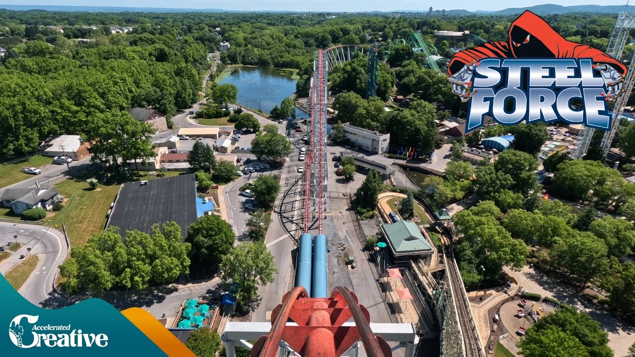 Official Steel Force 2024 on-ride 5K POV @60fps - Dorney Park, Allentown PA