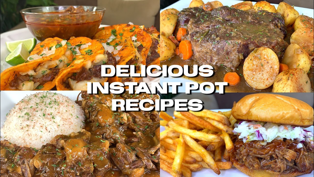 AMAZING INSTANT POT RECIPES YOU NEED TO TRY!