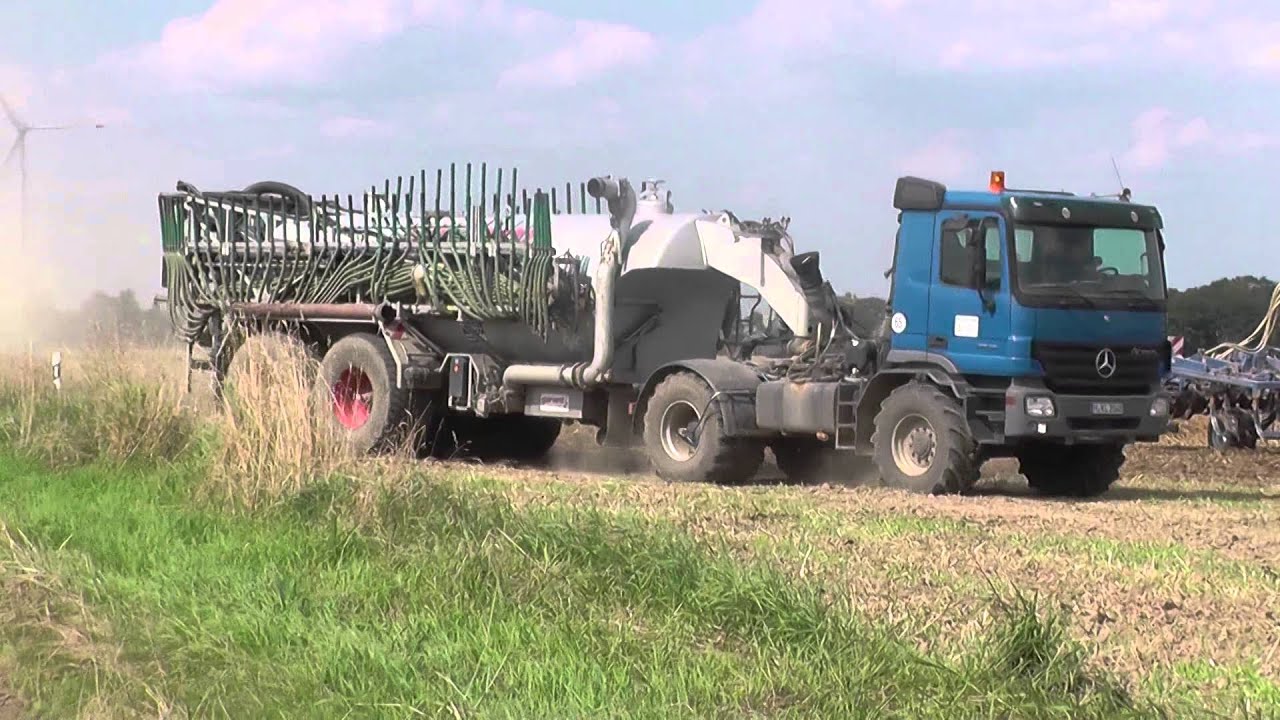 Gülleausbringung , Bodenbearbeitung u. Zwischenfruchtaussaat 2014