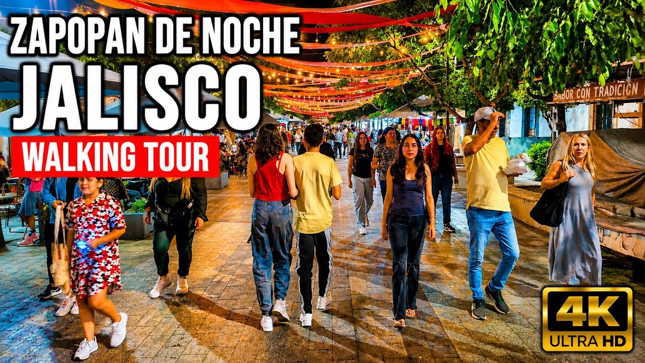 Trasnochando por Zapopan: Bares, Cafeterías , Música y  Ambiente 📸 | 4K  Walking Tour | Jalisco 🇲🇽