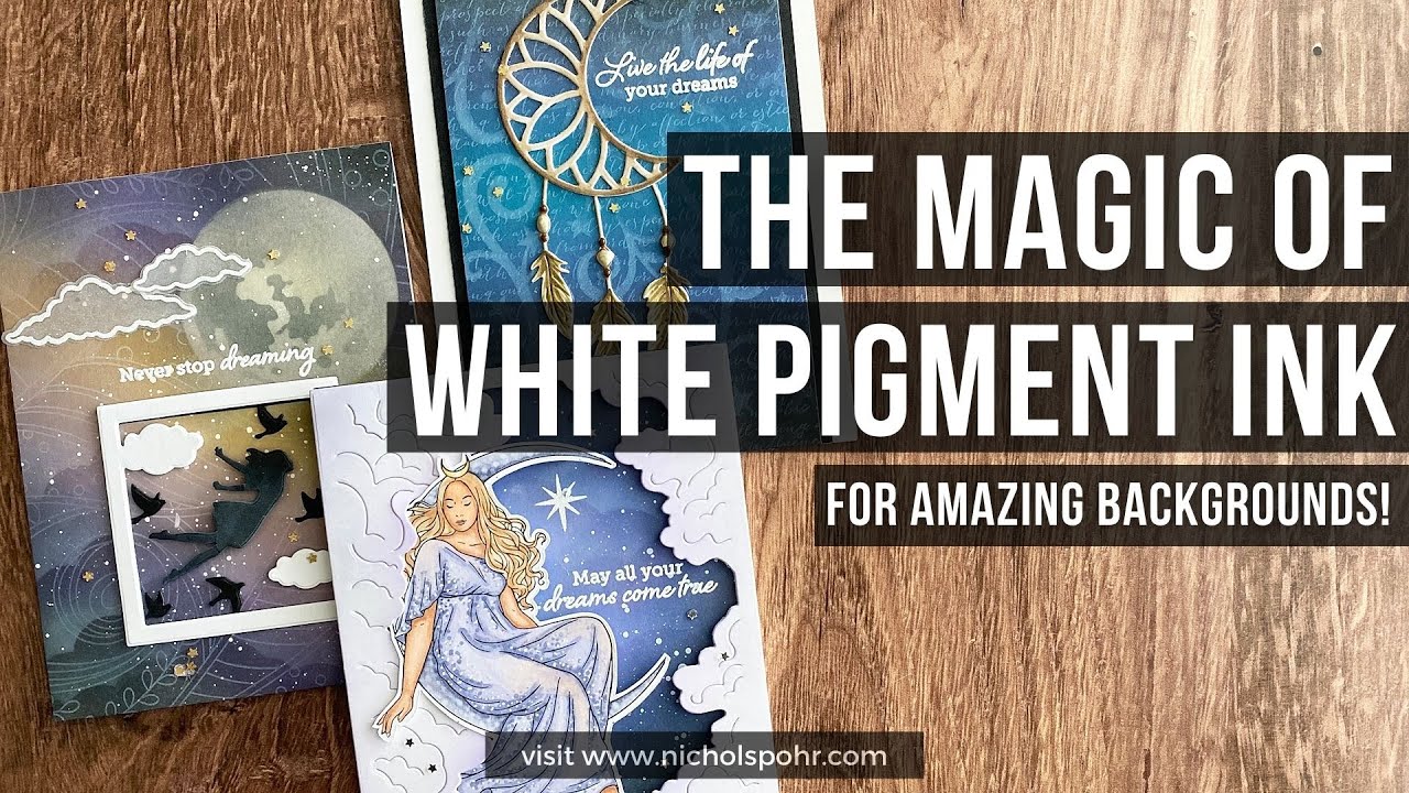 The Magic of White Pigment Ink (Hero Arts My Monthly Hero February 2022 Add ons)