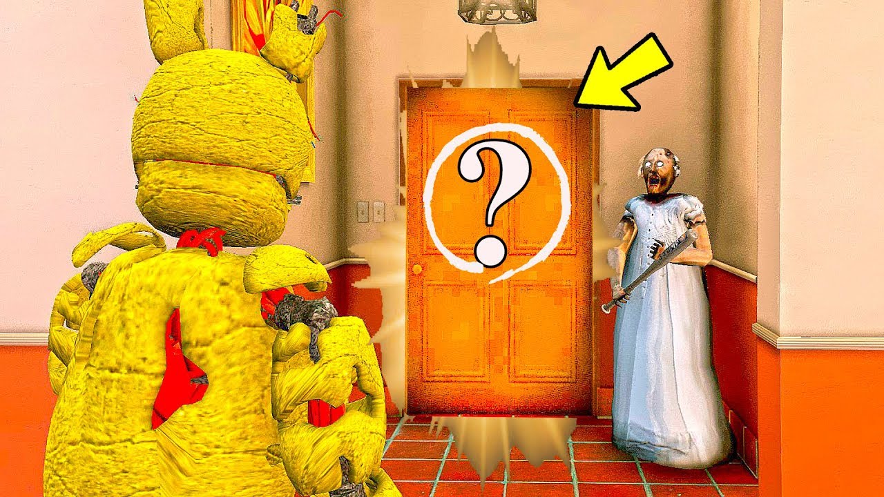 ANIMATRONICS GRANNY ACHOU UMA PORTA SECRETA? | GTA V Five Nights at Freddy's