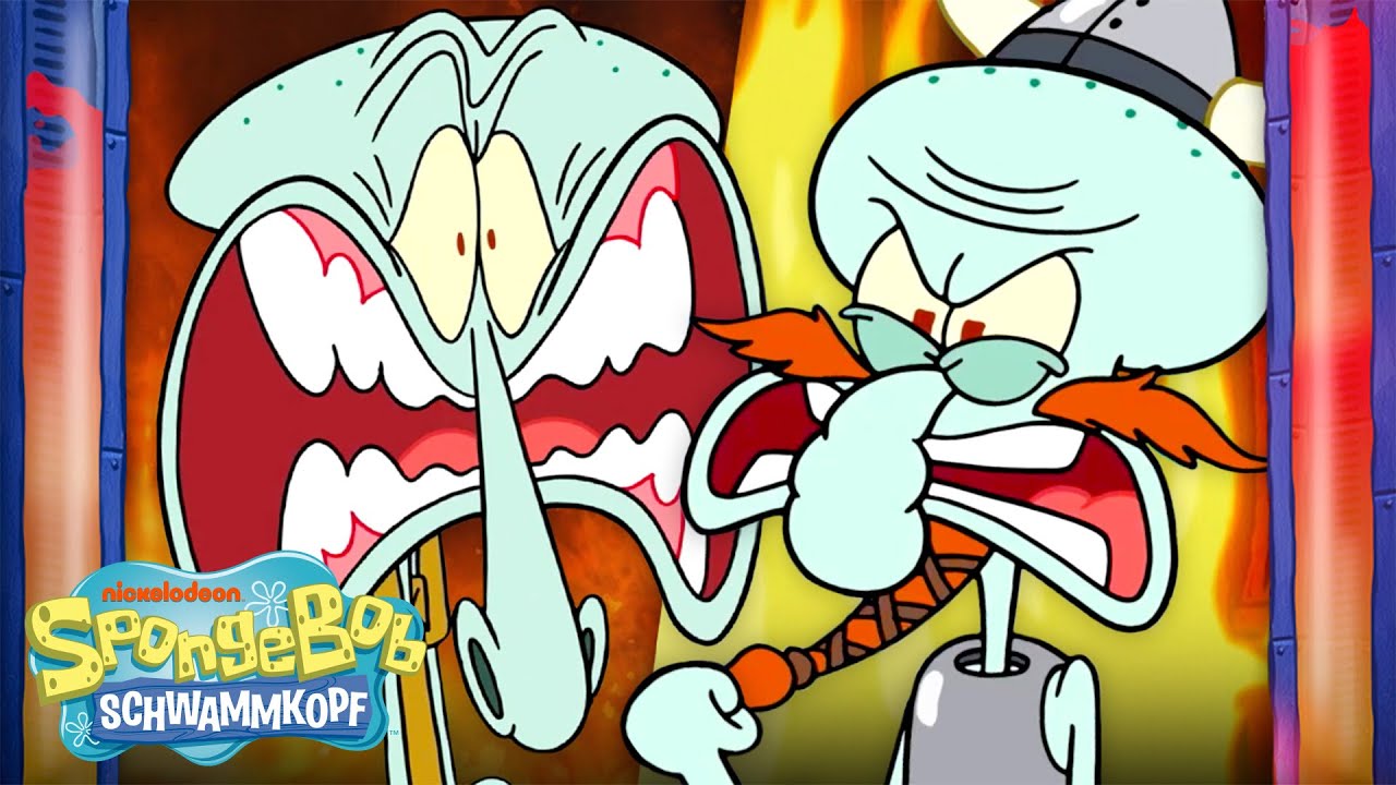 SpongeBob | Thaddäus' wütendste Momente | SpongeBob Schwammkopf